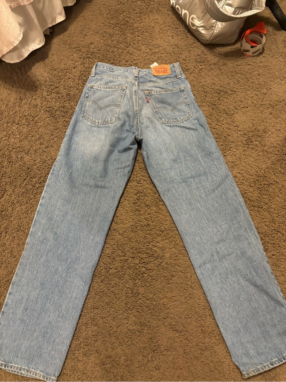 Levi's Light Blue Straight Leg Denim Jeans